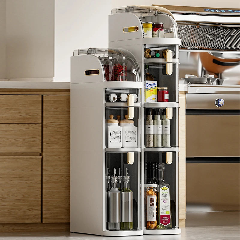 1 Piece Plastic 18Cm Narrow Size Gap Storage Cabinet Drawer Type Kitchen Gap Multi-Layer Bathroom Narrow Storage Cabinet Rack